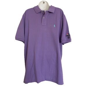NEW Polo Ralph Lauren 2024 Paris Olympics Polo Shirt Purple Men's L
